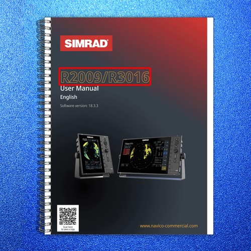 Simrad r2009 r3016 radar user - radar,