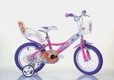 Dino Bikes 144 R-WX7 Winx Bicicletta per Bambine - Bianca/Viola