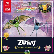 ✨ZUBAT SHINY ✨ 6 IV MEGA