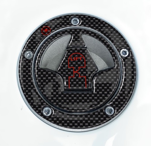 Adesivo carbonio rosso - 3d,