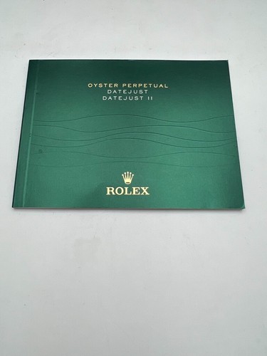 Booklet rolex datejust 2012 - booklet,
