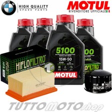 Tagliando BMW R 1200 GS 2004 2005 2006 2007 2008 2009 Kit Olio Motul 5100 Filtri