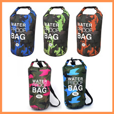 SACCA ZAINO BORSONE BORSA DA 10L IMPERMEABILE PVC, STAGNA PER BARCA PISCINA MARE