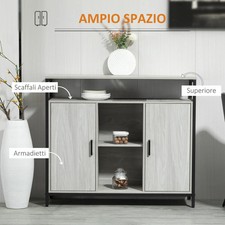 Credenza moderna 100 x 34 x 87 cm HOMCOM