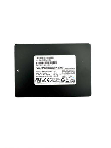 Samsung pm883 ssd 960gb 5 - 960gb, 2.5