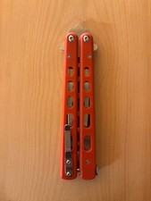 Boker Balisong Trainer - Lama in acciaio inox / manico rosso G10