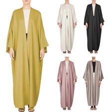 Cardigan musulmano aperto abaya donna maxi abito kimono festa Dubai abito caftano arabo