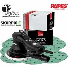 Levigatrice Rotorbitale Orbita 3mm Palmare RUPES + Abrasivi SkorpioE RX253A/KITB