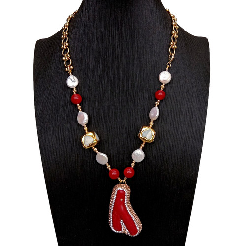 Collana girocollo moneta - collana,