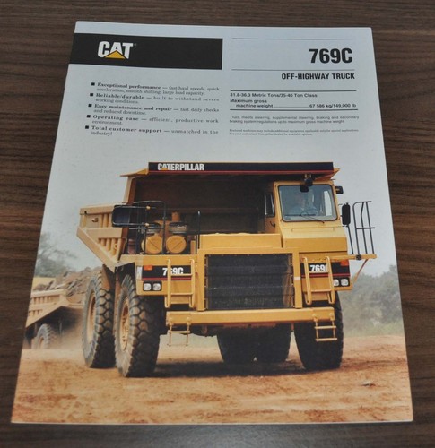 Brochure tecnica caterpillar - brochure,