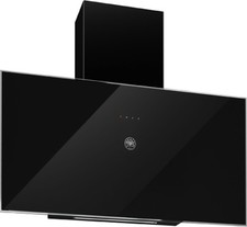 F.LLI BERTAZZONI PROFESSIONAL KV90PRO1NA Cappa Parete in Vetro Nera cm 90x20x73
