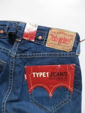 Levi's Type 1 lotto 902 pantaloni jeans larghi W 28/L 32 vintage Goldgräber denim CULT!