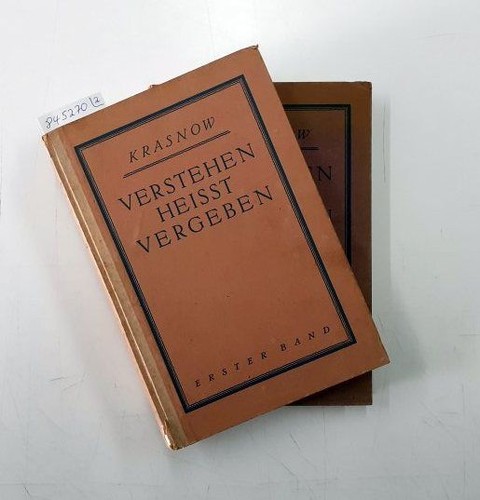 Verstehen heisst vergeben - ,