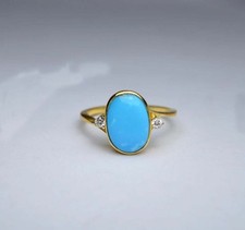 Anello vintage turchese - anello,