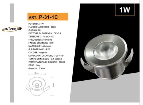 Mini faretto led - led, da