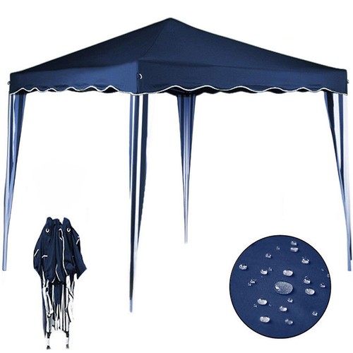 Gazebo 3x3 pieghevole blu - 3x3,