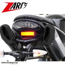 STREET TRIPLE 675 TRIUMPH 2009 2010 Alto ZARD Scarico PENTA ALU Nero RC CC ZT...