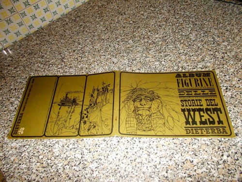 Album figurine storie del west - del,