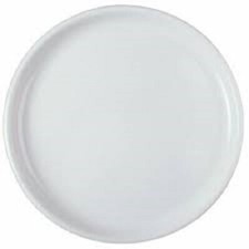 [20, 180, 360 Pz] PIATTI PIZZA PLASTICA BIANCO USA E GETTA MONOUSO PIZZERIA PUB
