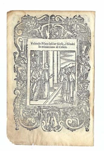 Stampa old print pilato - print,