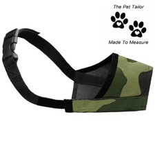 Levriero Cane Museruola Esercito Mimetico Nylon Cucciolo Formazione Anti- Morso