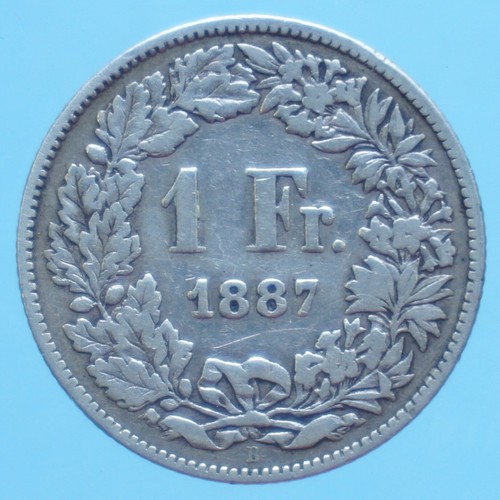 Svizzera franco 1887 argento - franco,