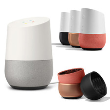 Google Home | Bianco + Colori Base | Smart Speaker | Assistente Audio Nest
