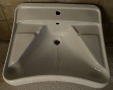 LAVABO SOSPESO DISABILI ERGONOMICO MONTAGGIO SENZA STAFFE 65 CM APPOGGIAGOMITI