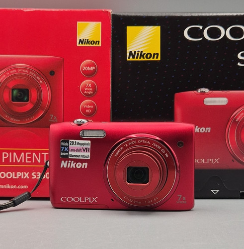 Nikon coolpix s3500 - coolpix, red