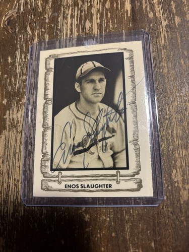 Carta baseball enos slaughter - carta,
