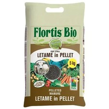 Stallatico Pellettato FLORTIS - Concime BIO naturale per orto prato giardino 5KG