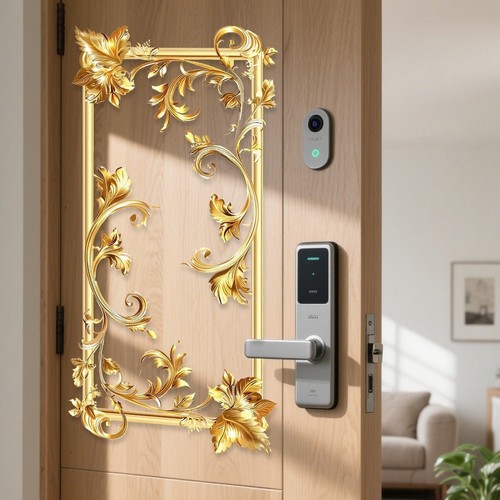 Adesivo murale pvc floreale - murale,