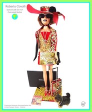 BARBIE Mattel 28 pollici + ROBERTO CAVALLI oversize " SUPERBO. COLLETTORE COA ROVERE