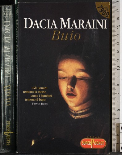 Buio dacia maraini - buio.,