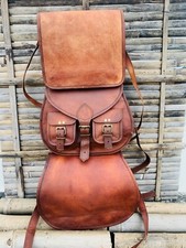 Borsa a tracolla nuova fatta a mano in pelle di capra set di 3 borse grandi e...