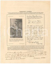 1923 ROVERETO Autografo Teresa