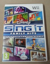 DISNEY SING IT FAMILY HITS WII - VERS ITA - OTTIME CONDIZIONI