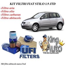 KIT TAGLIANDO FILTRI UFI FIAT