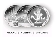 Giochi Olimpici Di Milano Cortina 2026 - 3 Monete Da 1/4 di Euro 