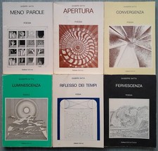 Giuseppe Satta Lotto 6 Libri di Poesia Antichi Sardegna Cultura Editrice