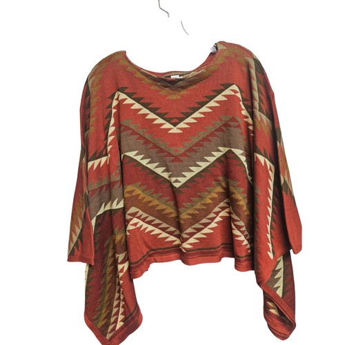 Poncho maglione cotone