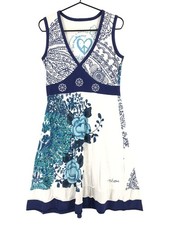 Abito Senza Maniche A Fiori