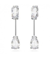 Orecchini a buco Swarovski Mesmera a barra bianco rodio 5661682