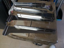 2 coppie staffe per mensola per Pannelli Dogati espositori da negozio 26 cm