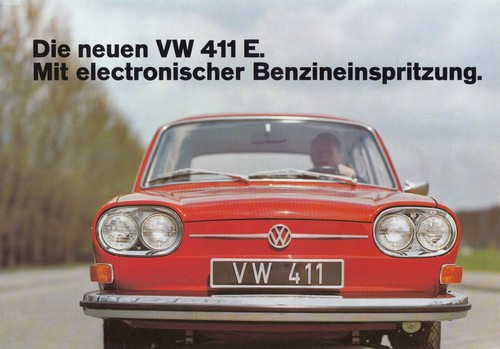 Volkswagen 411 depliant - vw, e