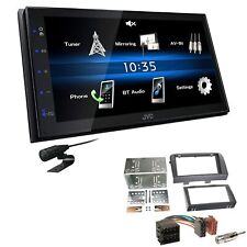 JVC Autoradio Touch Screen Bluetooth USB per Fiat Croma 2005-2010 Nero
