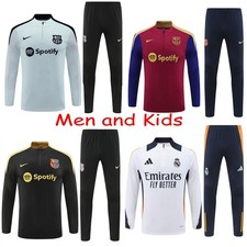 Set allenamento maglione adulto/bambino tuta sportiva 2 pezzi top + pantaloni regalo ragazzo