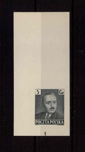 Polonia stampa nera 1958 - stampa,