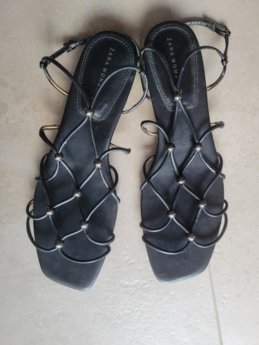 Sandali zara cinturino nodo - zara,