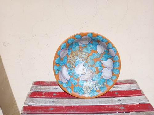 Piatto ceramica faenza - ,